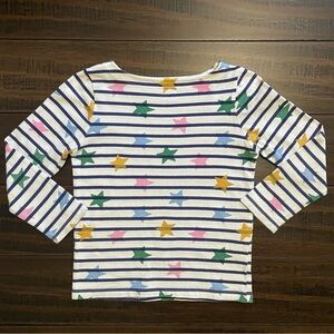Mini Boden Everyday Breton Stripe and Stars T-Shirt